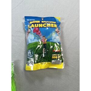 Water Balloon Launcher Slingshot – Launch 200' & 25 Balloons & Easy Filler NEW